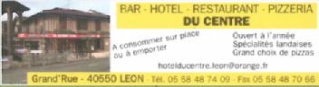 Bar - Hotel - Restaurant - Pizzeria du Centre